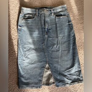 Banana Republic Knee Length Denim Skirt